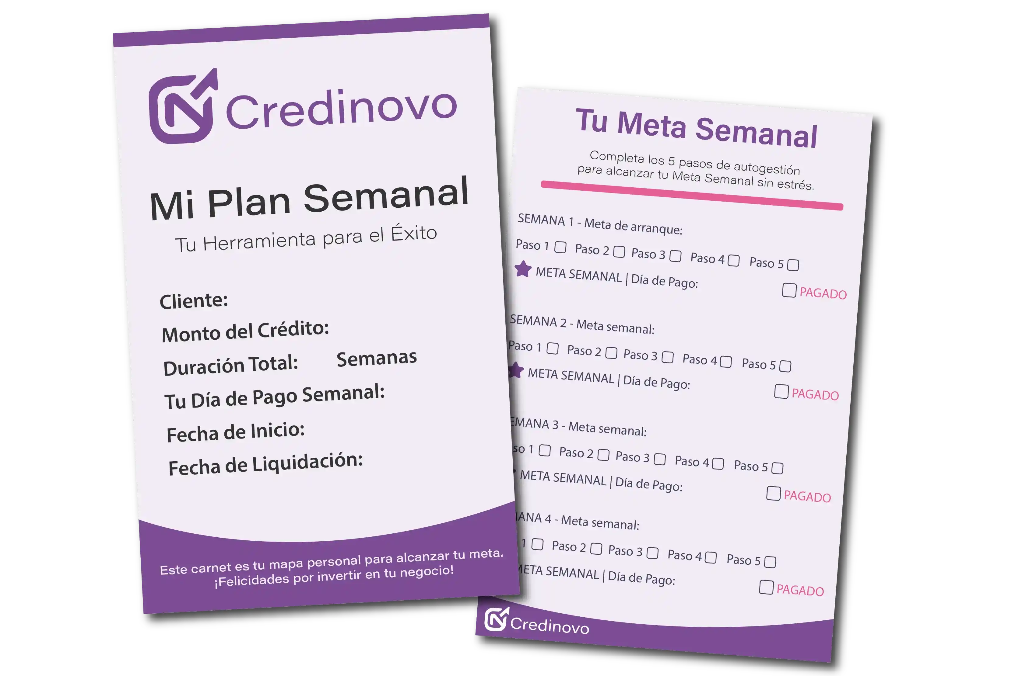 Carnet Mi Plan Semanal