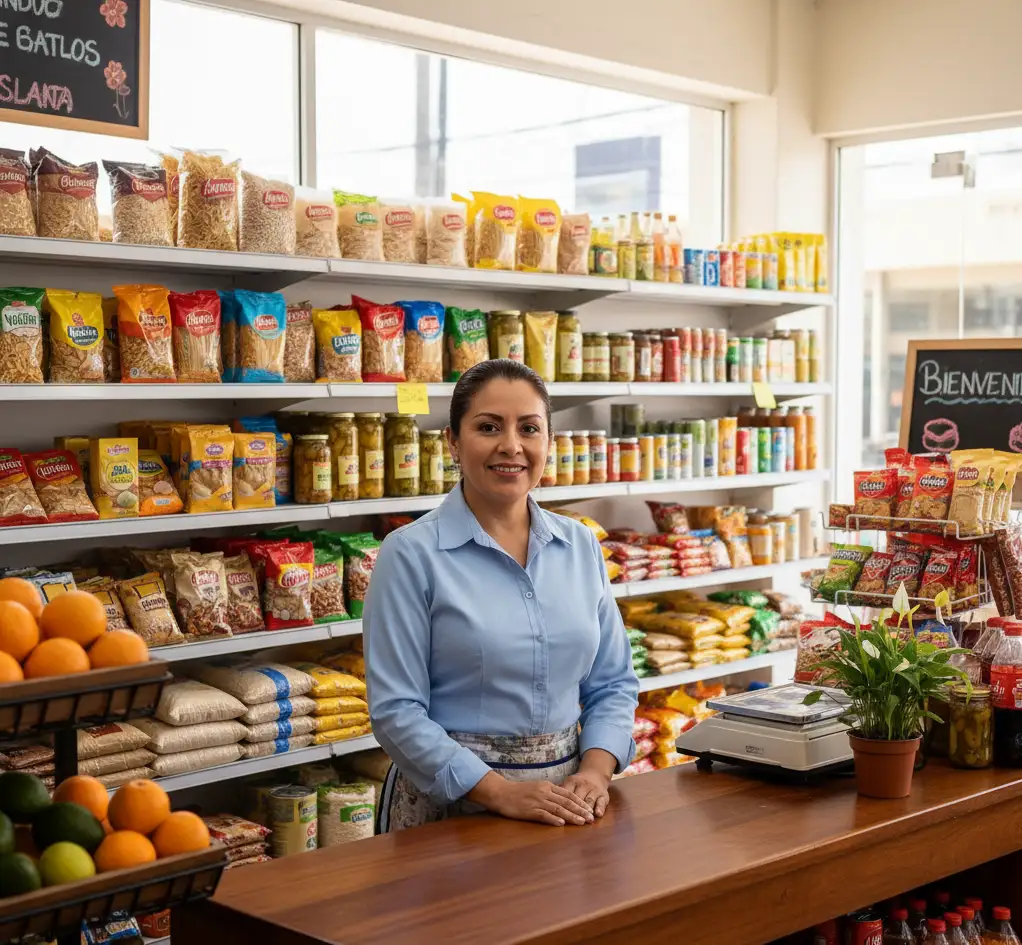 Emprendedora establecida en su negocio en Nuevo León
